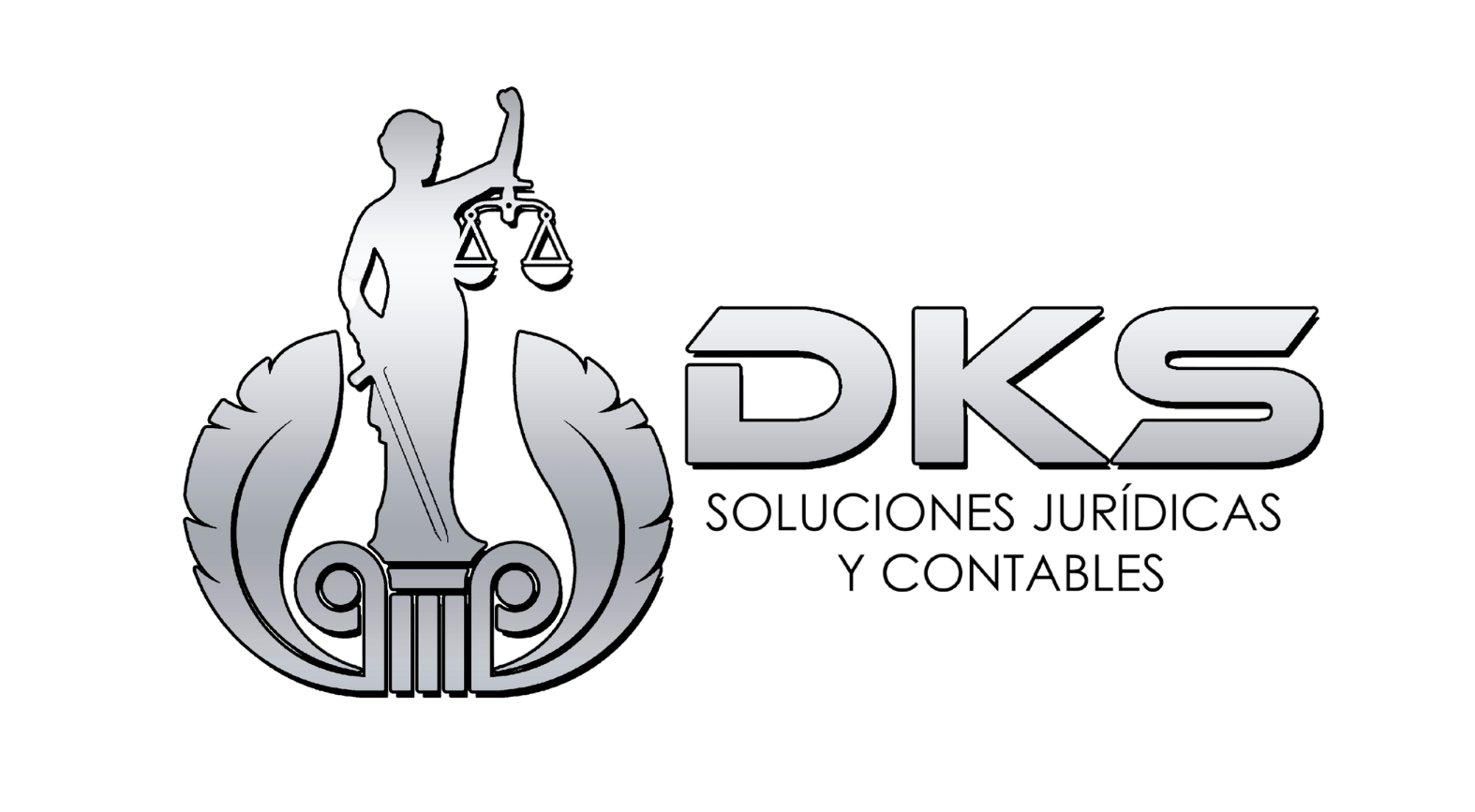Logo plateado DKS